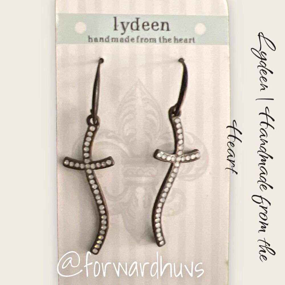Bundle Sale 3 for $15 | Lydeen | Handmade from the Heart Cross Earrings